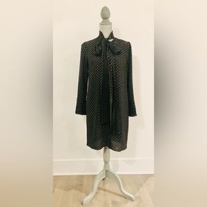 Michael Kors black and golf dress